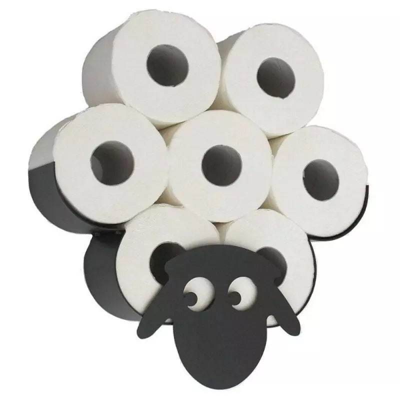 Sheep Toilet Paper Holde Cute Sheep Shape Wall-mounted Sheep Toilet Paper Holde