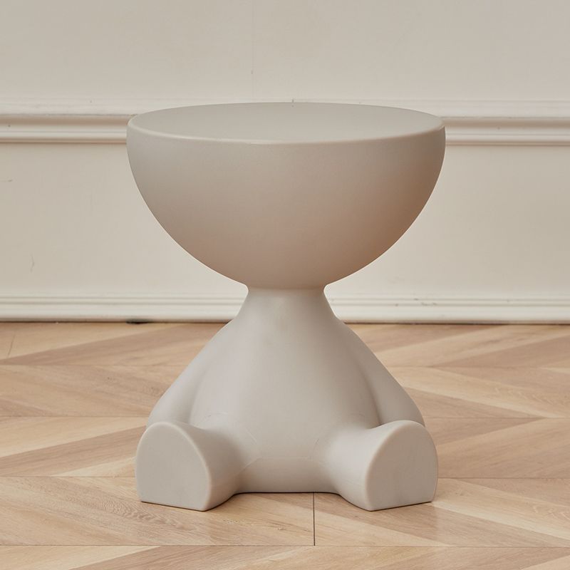 Light Luxury Cream Style Sofa Side Creative Flat Coffee Table