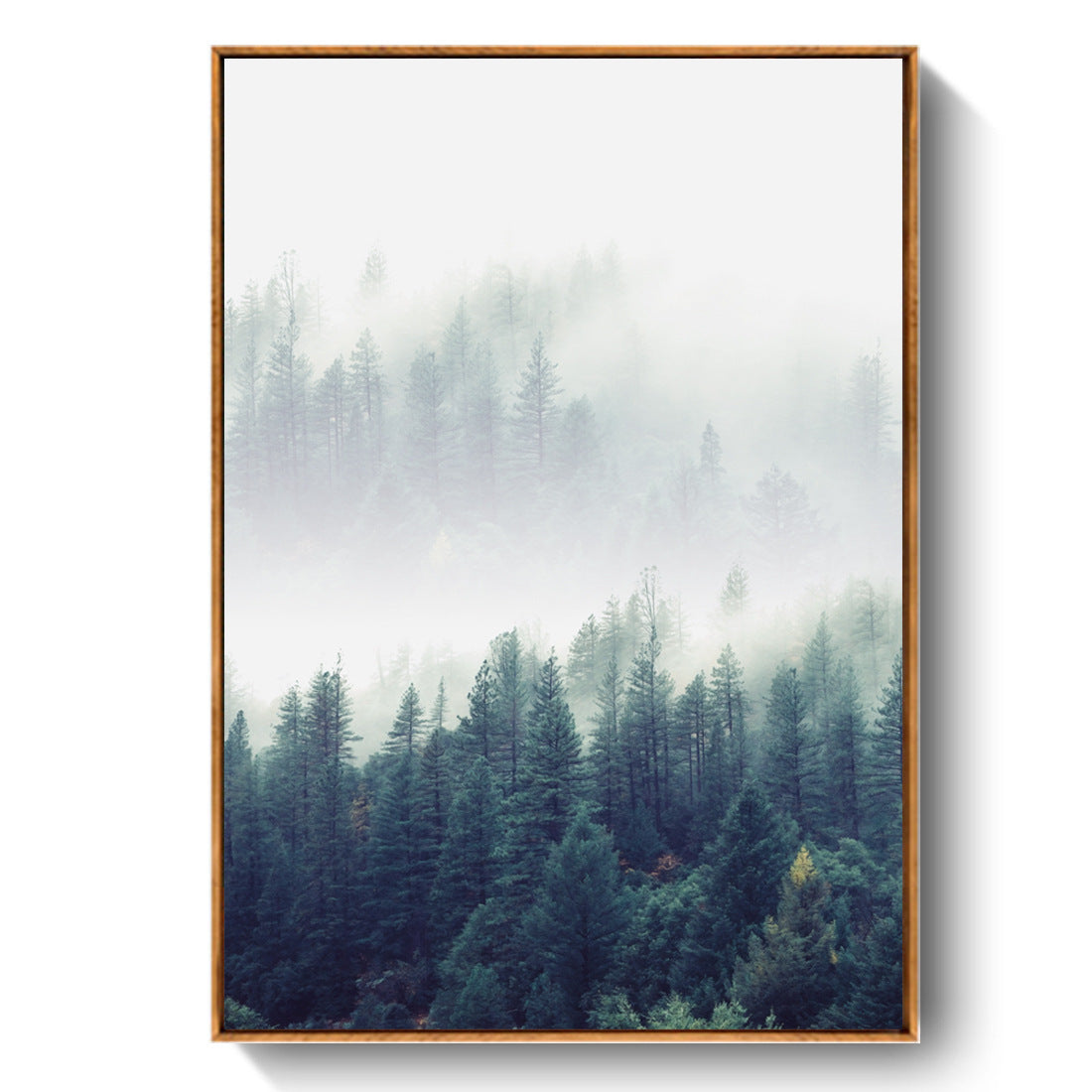 Sitting Room Forest Nordic Style Sofa Background Wall Painting
