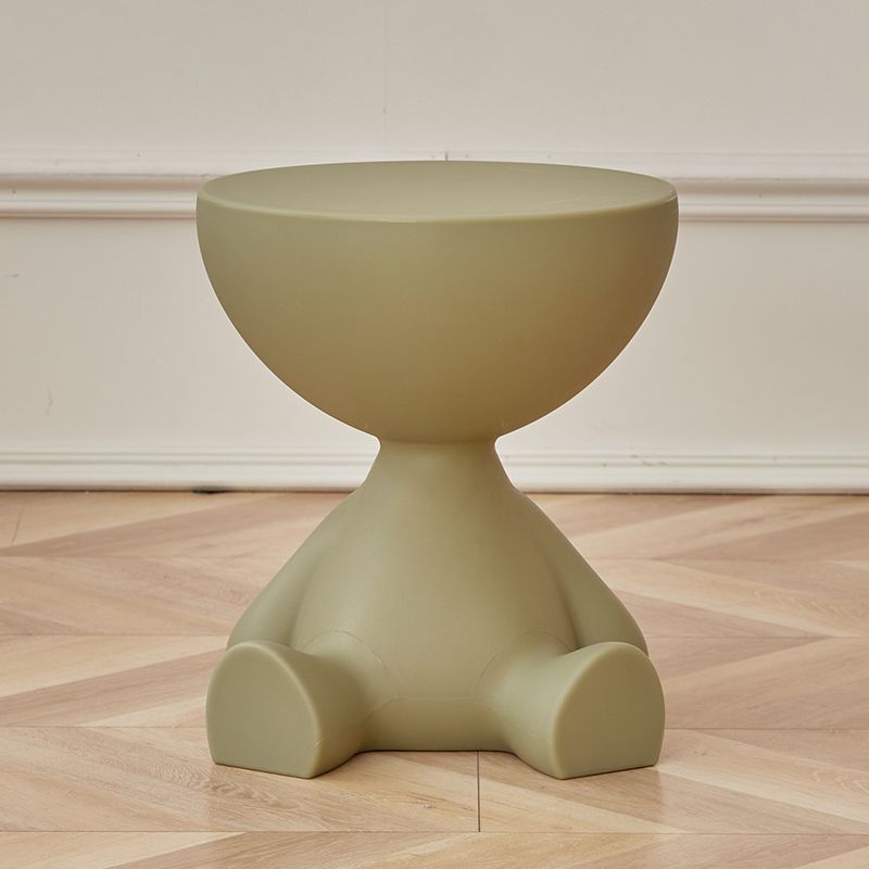 Light Luxury Cream Style Sofa Side Creative Flat Coffee Table
